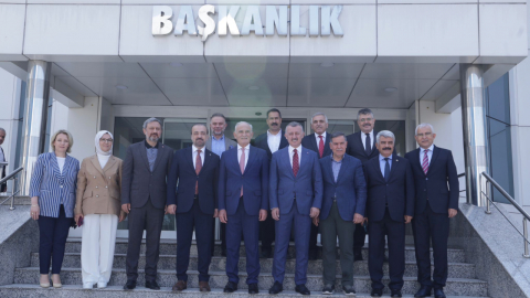 Büyükakın, Yılmaz'ı makamında ağırladı