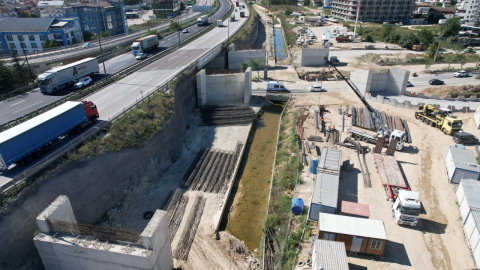 Yeşilova-Solaklar Kavşağı’na 155 adet fore kazık