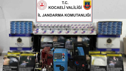 Kocaeli'de 182 bin 250 makaron ele geçirildi