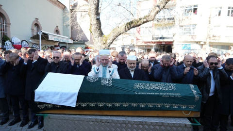 Büyükakın'ın kayınpederi son yolculuğuna uğurlandı