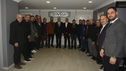 Prof. Dr. Nuh Zafer Cantürk, KOVİAD'ı ziyaret ederek ‘Marmarakaf’  projesini anlattı