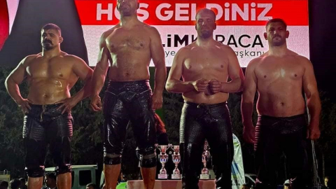 Gölcüklü pehlivanların Fethiye başarısı