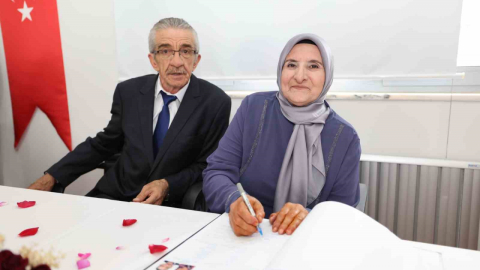 Huzurevinde tanışıp dünyaevine girdiler