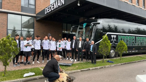 Kocaelispor maç öncesi kurban kesti
