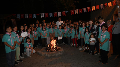 Kamp ateşi Kartepe'de yakıldı