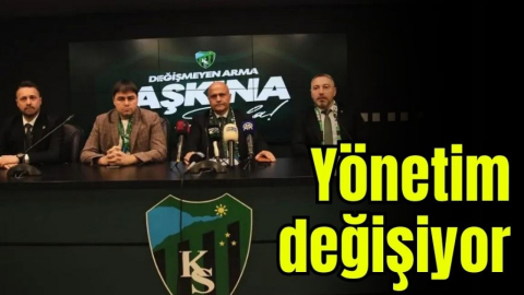 Yönetim değişiyor