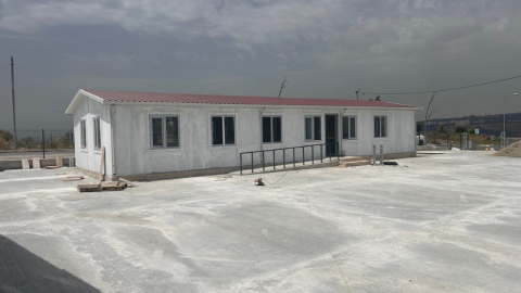 Diliskelesispor Tesisi Hizmet Binası'nda ilerleme yüzde 90