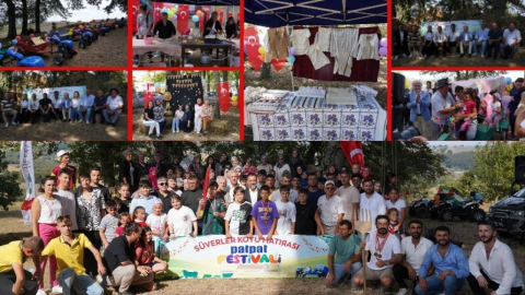 Süverler'de patpat festivali renkli görüntülere sahne oldu
