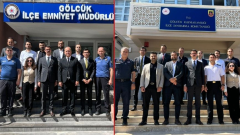 Gölcük Cumhuriyet Başsavcılığı’ndan İlçe Emniyet Müdürlüğü’ne ve İlçe Jandarma Komutanlığı’na Ziyaret