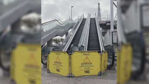 İzmit’teki yürüyen merdiven 4 gün kapalı kalacak