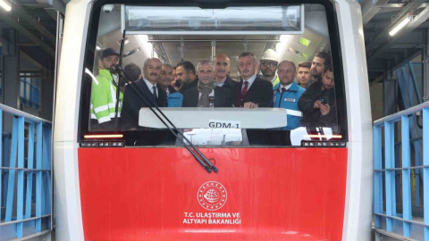 Kocaeli'nin ilk metrosunda geri sayım, deneme sürüşü gerçekleşti