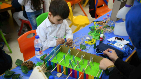 Çayırovalı minikler geri dönüşüme katkı sağladı