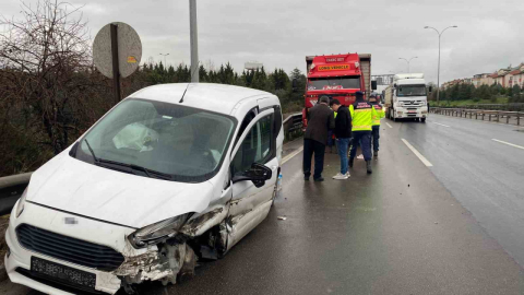Arızalanan otomobil zincirleme kazaya sebep oldu: 1 yaralı