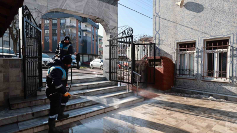Gebze'de camiler Ramazan'a hazırlanıyor