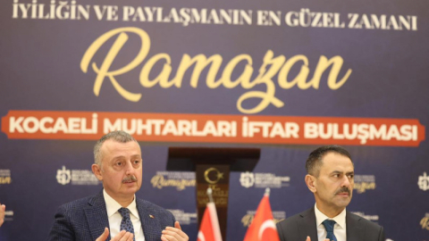 Vali Aktaş ve Başkan Büyükakın, muhtarlarla iftar yaptı