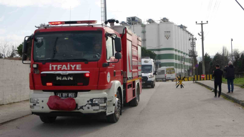 TMO'da çıkan yangın ekipleri harekete geçirdi