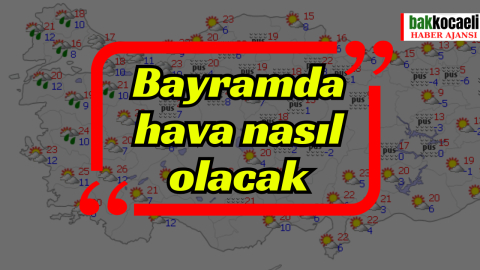 Bayramda hava nasıl olacak