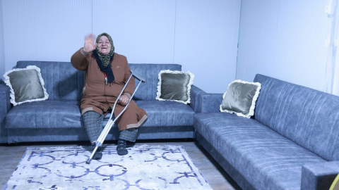 Ayşe Teyze'nin hem evi hem gönlü ısındı