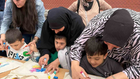 Özel çocuklar gönüllerince eğlendi