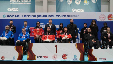 Türkiye Boccia Şampiyonası'nda Kocaeli rüzgarı esti
