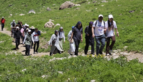 Cennet ve Cehennem Vadisi’nde doğa yürüyüşü