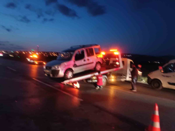 Ankara’da zincirleme trafik kazası: 1 yaralı