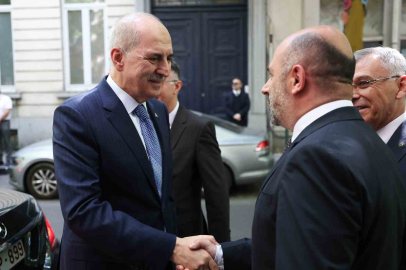 TBMM Başkanı Kurtulmuş, Belçika Diyanet Vakfı’nı ziyaret etti