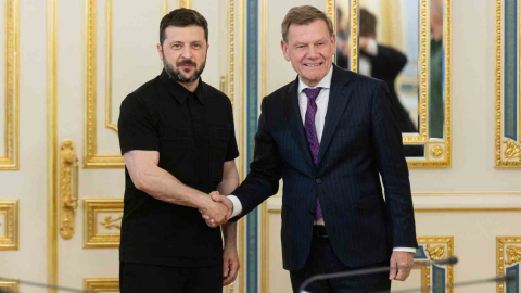 Ukrayna Devlet Başkanı Zelenskiy, Alman Bakan Wadephul ile görüştü