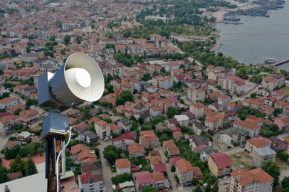Kocaeli'de ikaz ve alarm sistemleri test edilecek