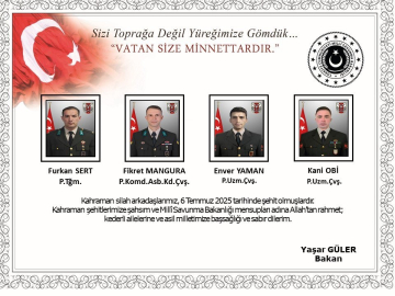 MSB: "Şehit olan personel sayısı 12’ye yükselmiştir"