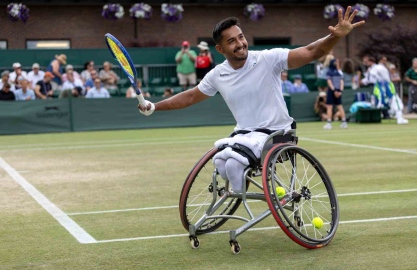 Ahmet Kaplan Wimbledon’da yarı finalde