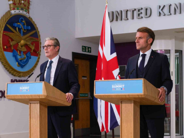 Macron: "Paris’te, Londra’da seslerimizi birleştirmemiz ve Filistin Devleti’ni tanımamız gerekiyor"