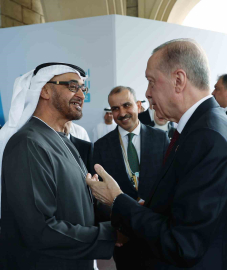 Cumhurbaşkanı Erdoğan, Birleşik Arap Emirlikleri  Devlet Başkanı Al Nahyan ile görüştü