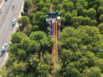 Pendik’te adrenalin ve eğlence bir arada: 161 metrelik dev kaydırak açıldı