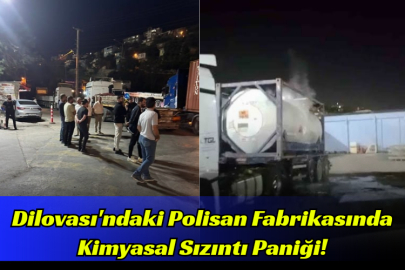 Dilovası'ndaki Polisan Fabrikasında Kimyasal Sızıntı Paniği!
