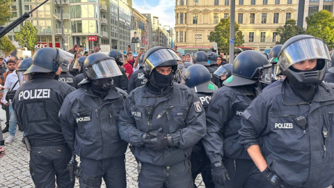 Berlin polisinden Filistin’e destek gösterisine sert müdahale