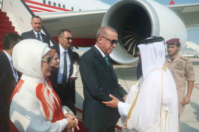 Cumhurbaşkanı Erdoğan, Katar’a geldi