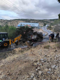 Ankara’da aynı tırda peş peşe yangın çıktı