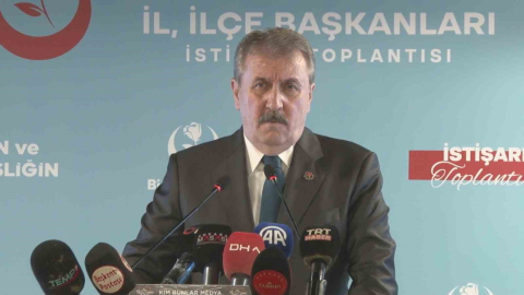 BBP Başkanı Destici: "Nükleer silahınız yoksa caydırıcılığınız da yoktur"