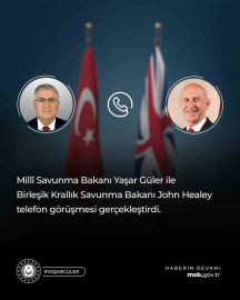 Bakan Güler, Birleşik Krallık Savunma Bakanı Healey ile görüştü