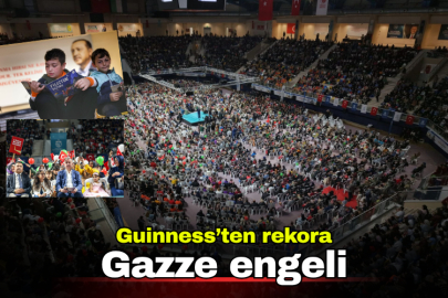 Guinness’ten rekora Gazze engeli
