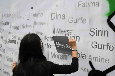 Gaziosmanpaşa’da İsrail’in Filistin’de öldürdüğü 18 bin çocuk için anma etkinliği düzenlendi