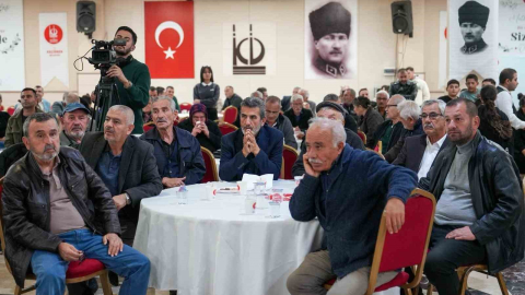 Keçiören’deki mahalle buluşmalarında söz vatandaşın