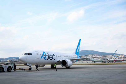AJet’in fabrika çıkışlı 5. uçağı İstanbul Sabiha Gökçen’e indi