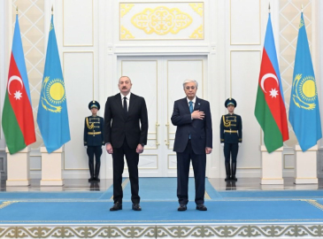 Azerbaycan Cumhurbaşkanı Aliyev, Kazak mevkidaşı Tokayev ile görüştü
