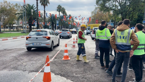 Vatan Caddesi’nde çöken yol toprakla doldurularak trafiğe açıldı