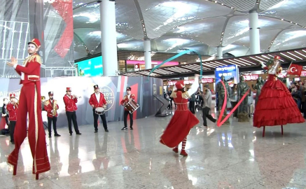 Cumhuriyet Bayramı İstanbul Havalimanı’nda coşkuyla kutlandı