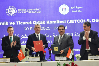 Türkiye ile Irak arasında "JETCO 2. Dönem Protokolü ve Fuarcılık Alanında İşbirliği Mutabakatı Zaptı" imzalandı