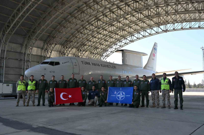 MSB: "Havadan İhbar Kontrol uçağı, 27 Ekim tarihinde NATO hava sahasında Romanya üzerinde görev uçuşu icra etti"