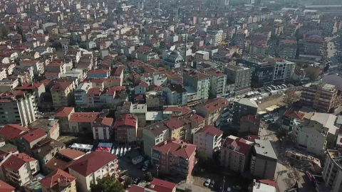 Gebzelilerin diken üstünde olduğu riskli bölge havadan görüntülendi